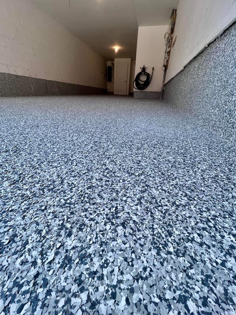 epoxy flake style finishing
